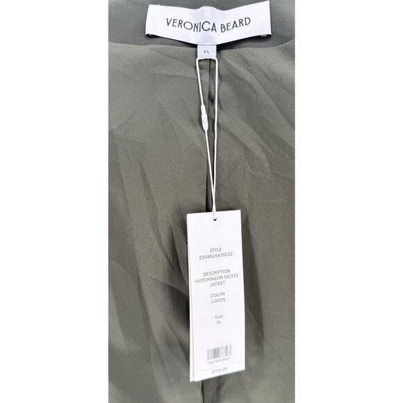 Veronica Beard Dickey Hutchinson Jacket Olive Army Green Size XL Wool Blazer NWT - Picture 8 of 13